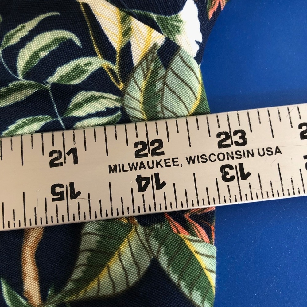 LOFT Maxi Dress Tie Front Floral Feminine 3/4 Slv V Neck Womens Large XL 14 - Picture 9 of 10